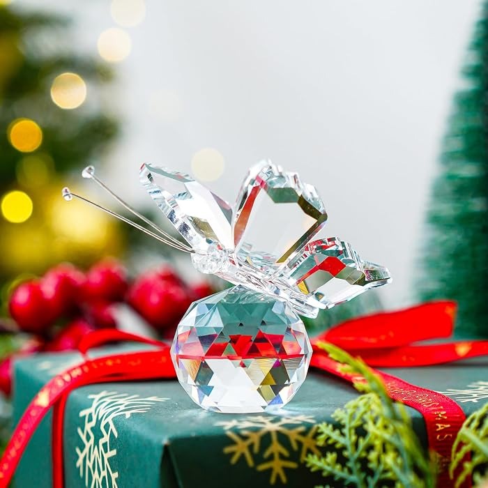 Butterfly Crystal Ornament Gift Box