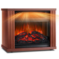 Portable Electric Fireplace Stove Heater (Flame Effect)