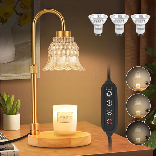Candle Lamp Warmer with Timer